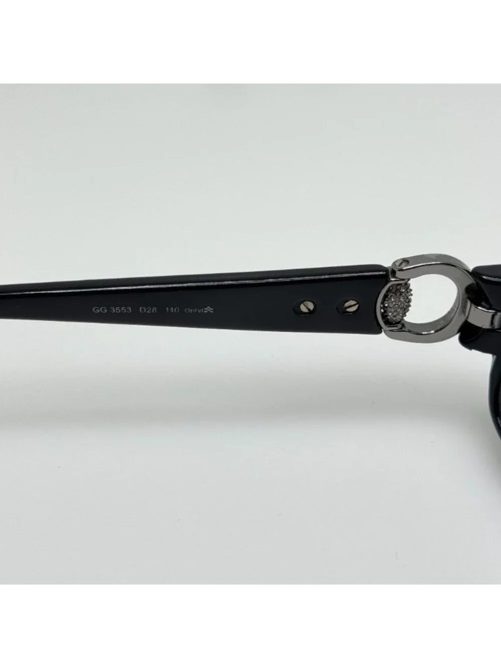 Gucci GG 3553 D28 Black Optyl Eyeglasses Eye Glasses Frames Italy 52-16-140